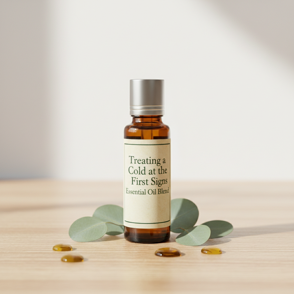 Treating a Cold at the First Signs Essential Oil Blend